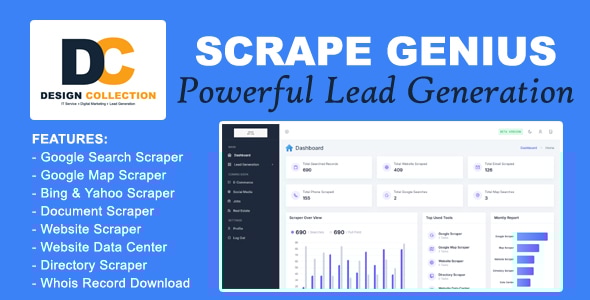 Javascript - Plataforma de Scrap - Coleta de dados para leads